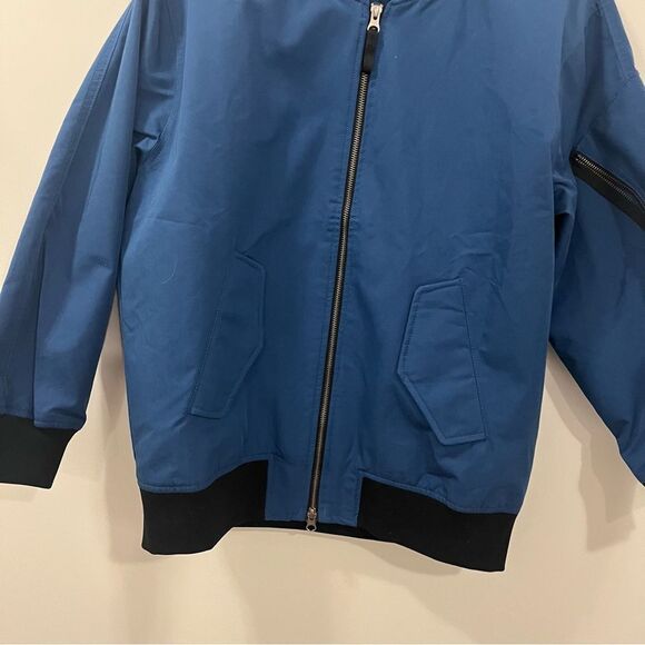 Everlane Blue Bomber Jacket NEW Small - Picture 9 of 16